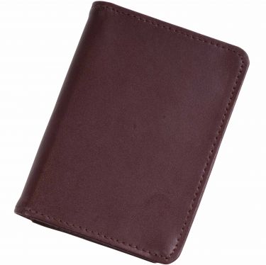 Bounded leather credit card and business card holder