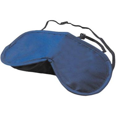 Sleeping mask with elastic strap