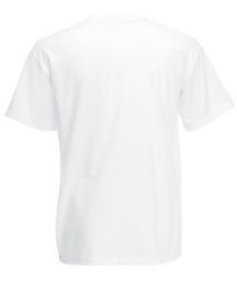 Men's T-Shirt Fruit of the Loom VALUEWEIGHT V-neck - white