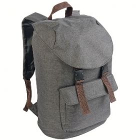 Polyester melange backpack 34266