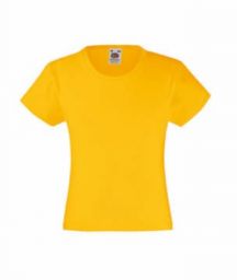 Girl's T-Shirt Fruit of the Loom VALUEWEIGHT 