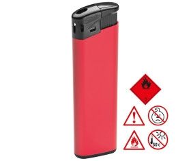 Electronic plastic lighter with flame regulation