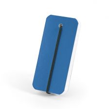 Elastic closure notepad- blue