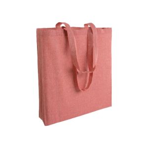 38 x 42 x 8 cm. Shopping bag in recycled cotton