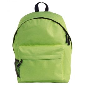 Backpack with zipped front pocket