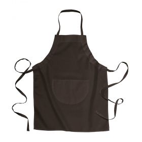 Cooking apron with front pocket and adjustable tie length