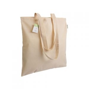Organic cotton shopping bag 140g/m2 for sustainable living