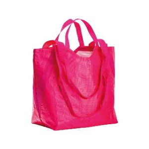 Shopping bag with double handles (long and short)