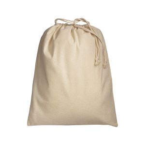 Опаковъчна торбичка с връзки  - 40x50 см. от памучен плат