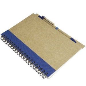 Notebook with pen in set