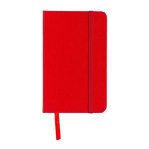 Notebook with coloured elastic, blank sheets30888