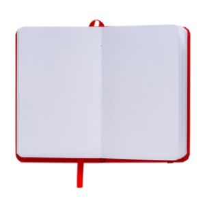 Notebook with coloured elastic, blank sheets30888
