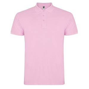 Men's short-sleeved polo shirt. It is made of 100% cotton 190 g density and has side seams