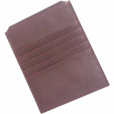 Bounded leather credit card and document holder