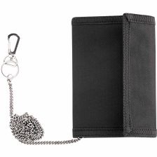 Wallet with metal chain