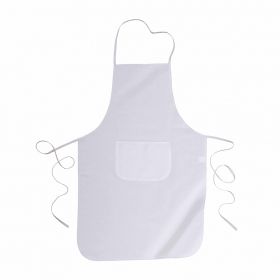 Cooking apron with large pocket cotton 180 g sq. m 