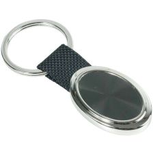 Oval metal key holder 25822