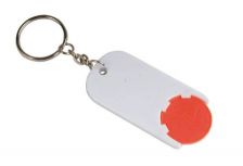 Plastic key and coin holder
