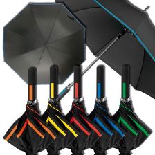 Pongee automatic golf umbrella 