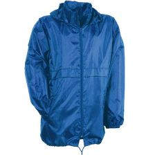 Polyester 190T hooded rain jacket