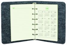 Business organizer with felt covers