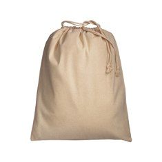 Cotton drawstring bag, 40 x 50 cm