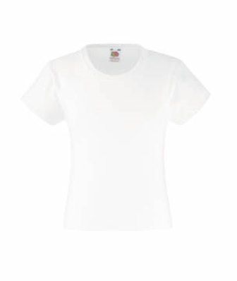 Kid's T-Shirt Fruit of the Loom VALUEWEIGHT - white