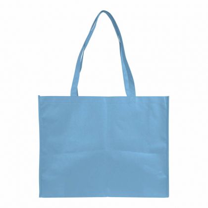 Non woven stiched shopping bag, long handle and gusset - 12 cm