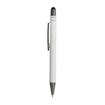 Aluminum ball pen rubberized grip 