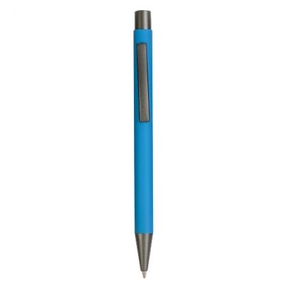 Snap pen with rubberized grip