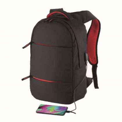 600D polyester PC backpack