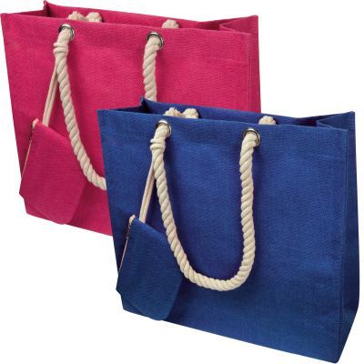 Colored jute bags big size 42 x 14 x 37 cm