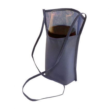 Non-woven glass holders for the sommelier