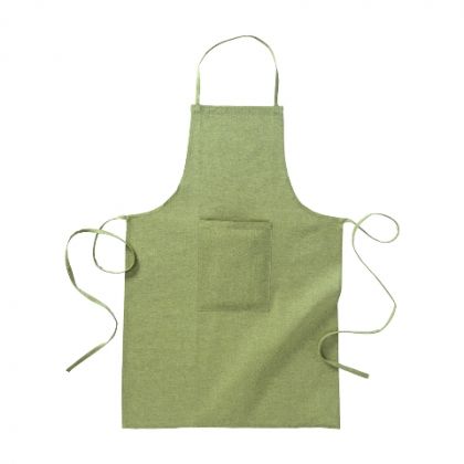 Long apron 100 % recycled cotton