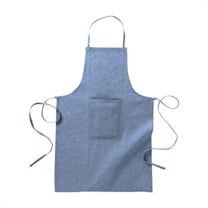 Long apron 100 % recycled cotton