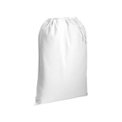 Cotton gift bag in white 30х45 cm