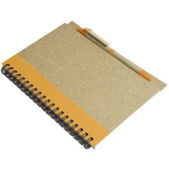 Notebook with pen in set