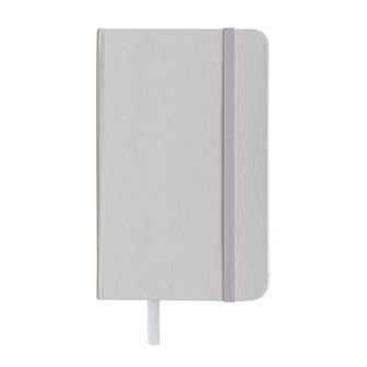 Notebook with coloured elastic, blank sheets30888