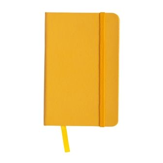 Notebook with coloured elastic, blank sheets30888