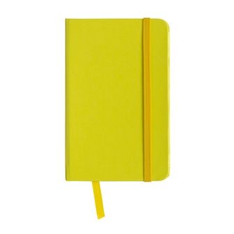 Notebook with coloured elastic, blank sheets30888