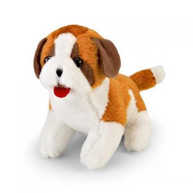 Плюшена играчка - шарено кученце