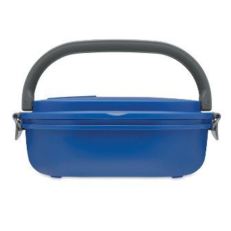 Lunch box with an air-tight lid made of PP both outside and inside.