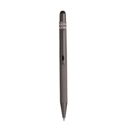 Aluminum ball pen rubberized grip 