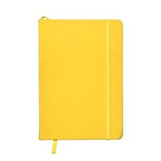 Notebook with PU cover. Dotted sheets on white paper 