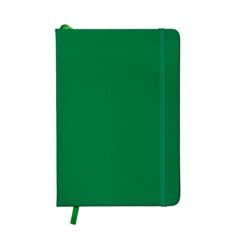 Notebook with PU cover. Dotted sheets on white paper 