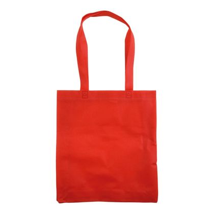 Non-woven bags with log handles for multiple use