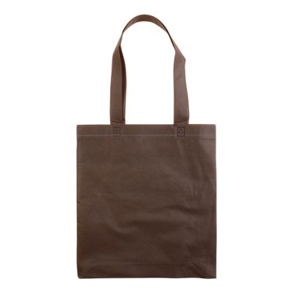 Non-woven bags with log handles for multiple use
