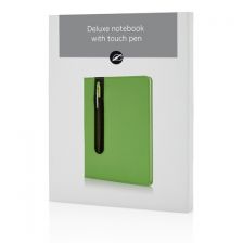 Deluxe A5 notebook with stylus pen
