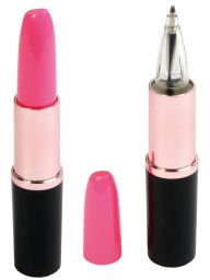 Ball pen lipstick shaped casing