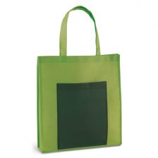 Art tote bag whit a front pocket